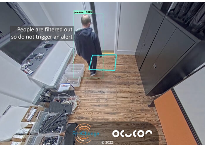 Demonstration video showing Hazard Identification through AI Software over existing CCTV networks