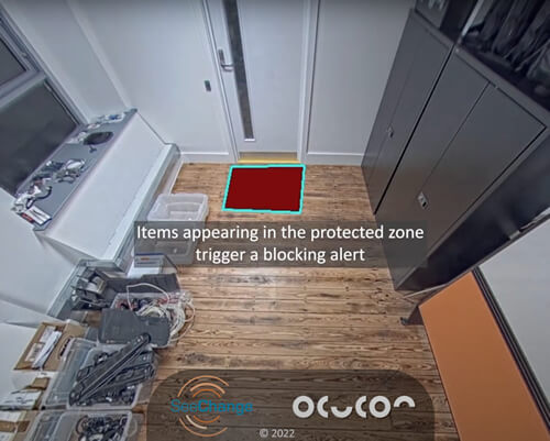Hazard Identification through AI Software over CCTV